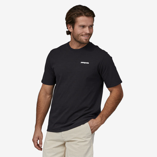 Patagonia Men's P-6 Logo Responsibili-Tee - Black - Sun Diego Boardshop