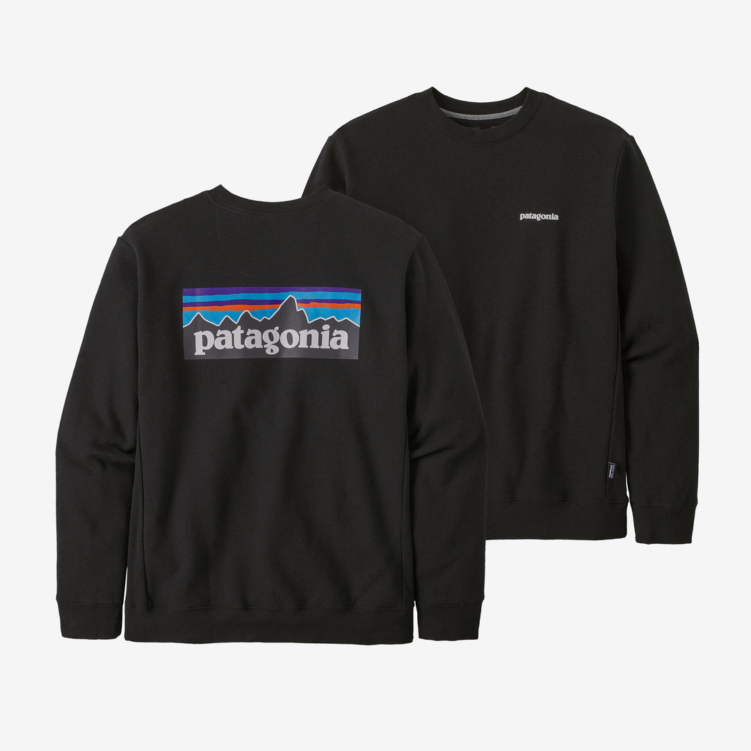 Patagonia P-6 Logo Uprisal Crew Sweatshirt - Black - Sun Diego Boardshop