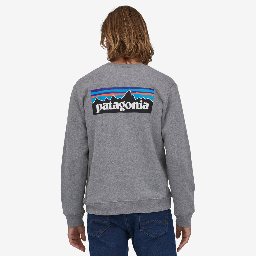 Patagonia P-6 Logo Uprisal Crew Sweatshirt - Gravel Heather - Sun Diego Boardshop