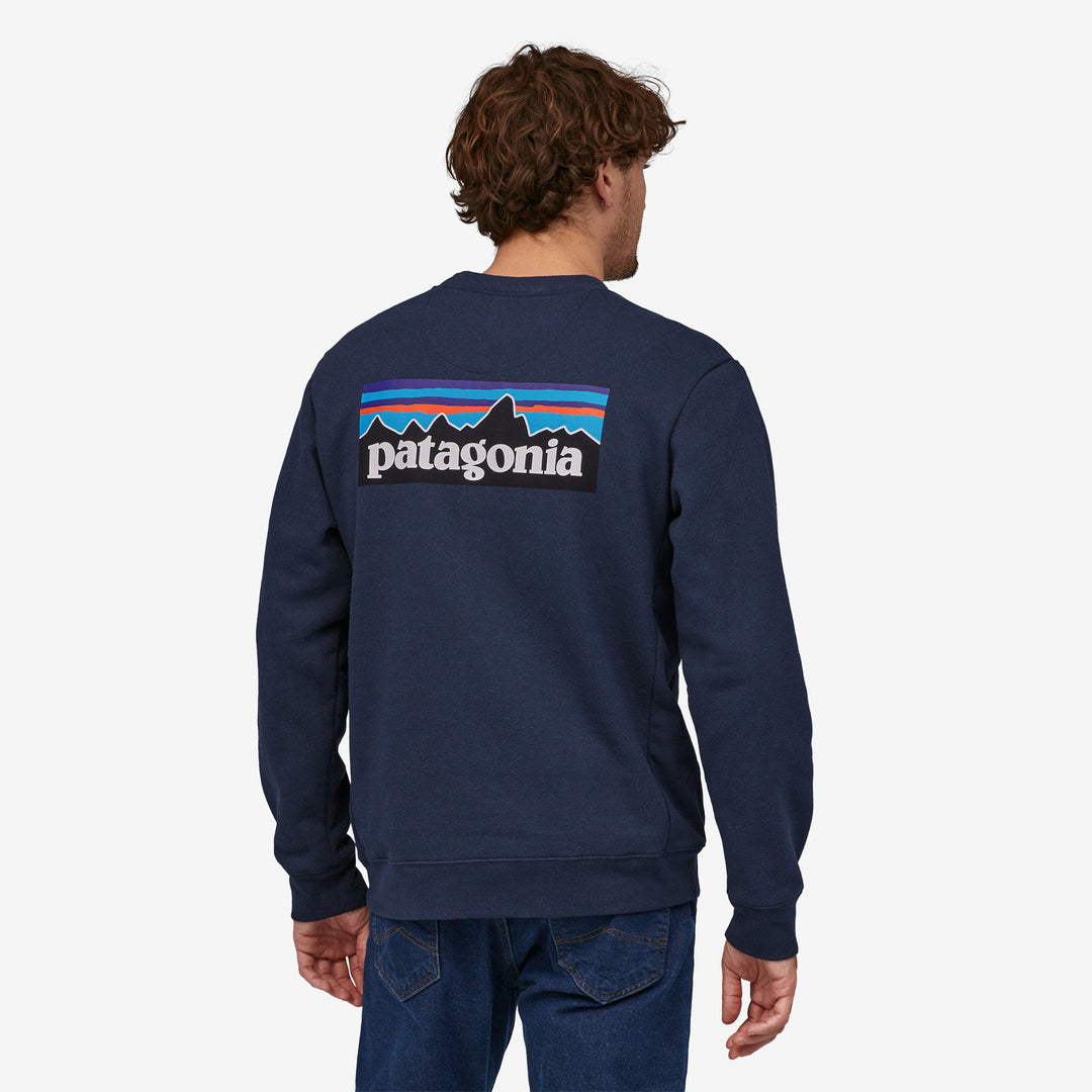 Patagonia P-6 Logo Uprisal Crew Sweatshirt - New Navy - Sun Diego Boardshop