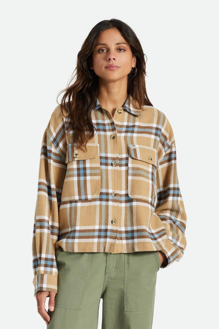 Brixton Bowery  L/S Flannel - Mojave