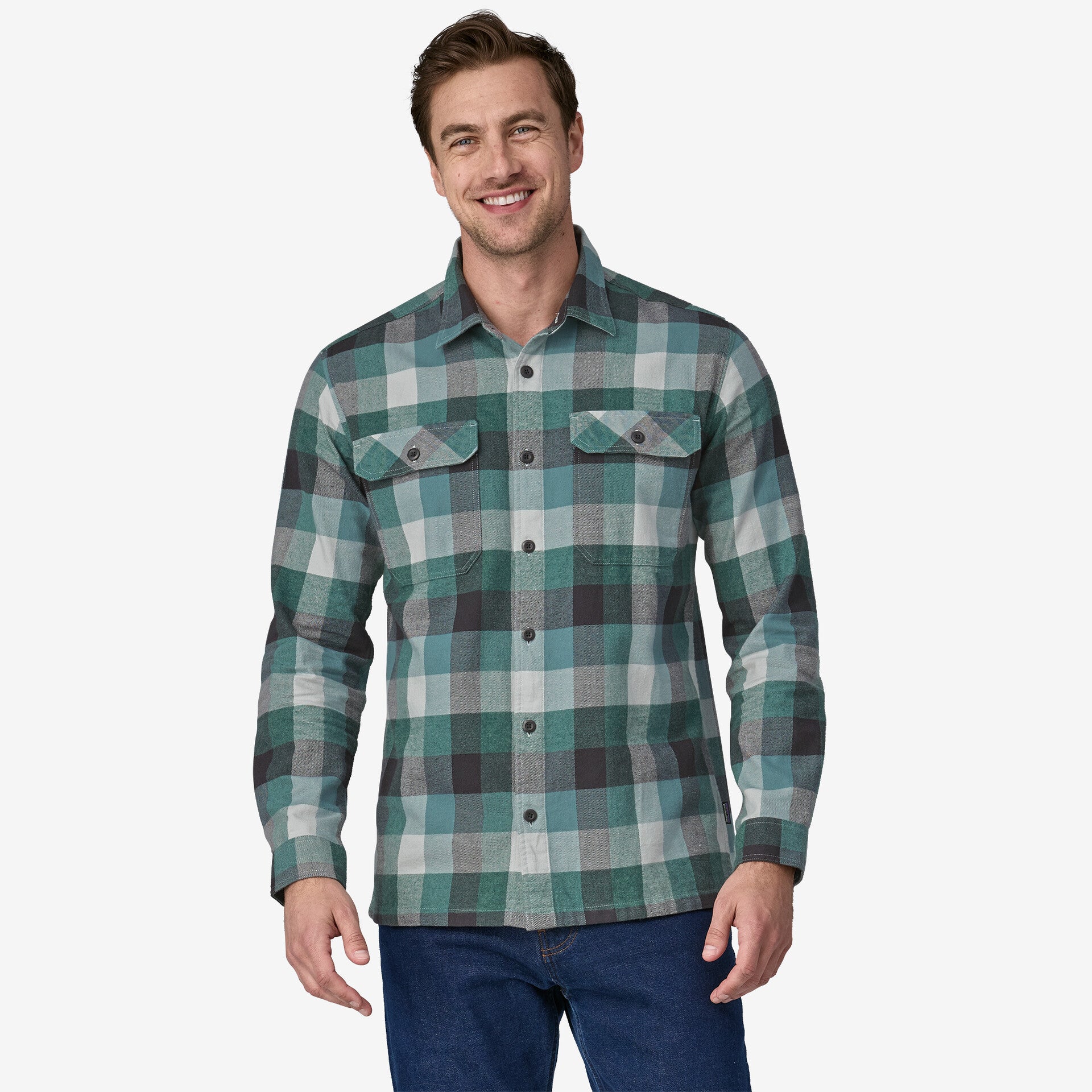 Patagonia long sleeve hot sale fjord flannel shirt