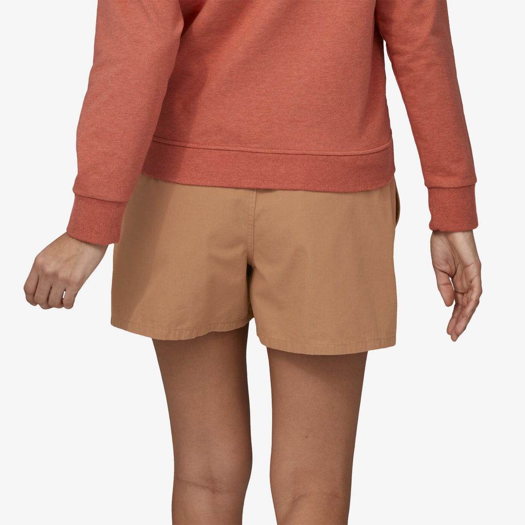 Patagonia Women's Funhoggers Cotton Shorts - 4" - Trip Brown - Sun Diego Boardshop
