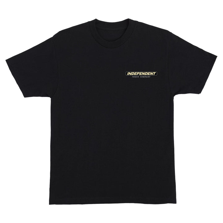 Independent Trucks Speed Snake T-Shirt - Black (Front)