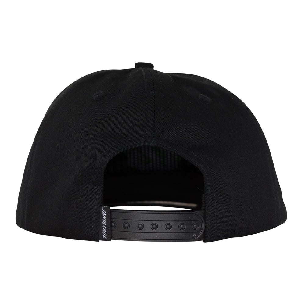 Santa Cruz Inferno Dot Snapback Mid Profile Unisex Hat - Black - Sun Diego Boardshop