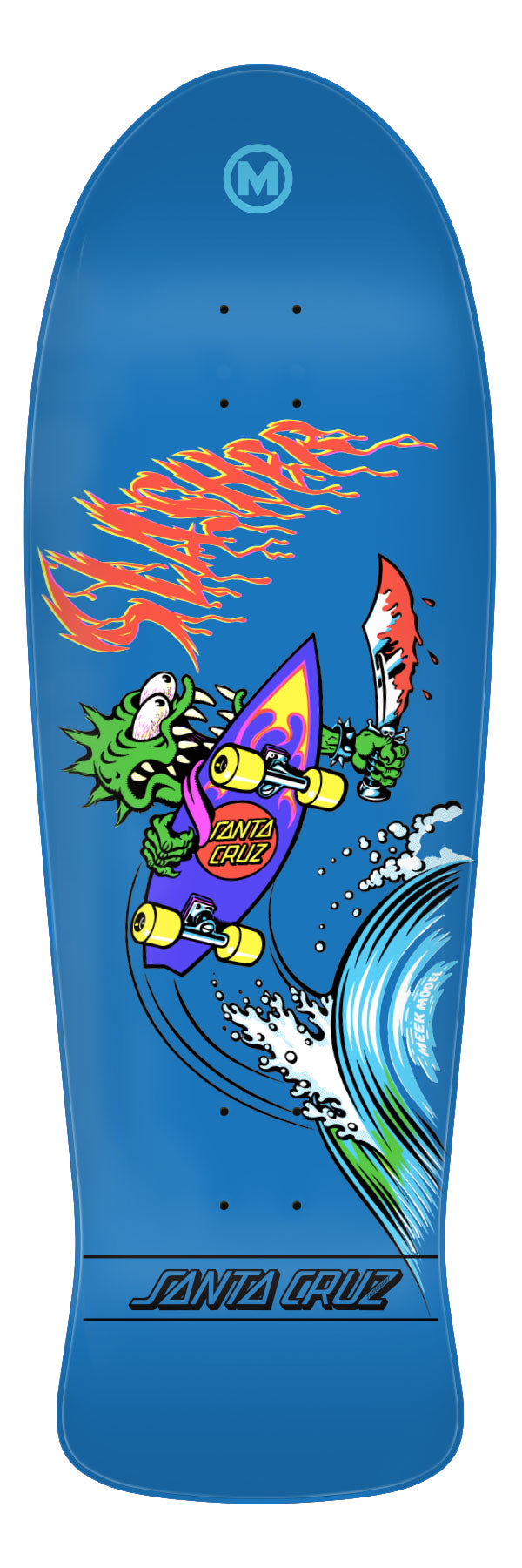 Santa Cruz 10.1In Meek OG Slasher Santa Cruz Reissue Skateboard Deck - Assorted - Sun Diego Boardshop