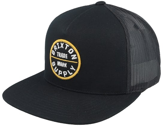 Brixton Oath Mp Trucker Hat - BLACK/BLACK - Sun Diego Boardshop