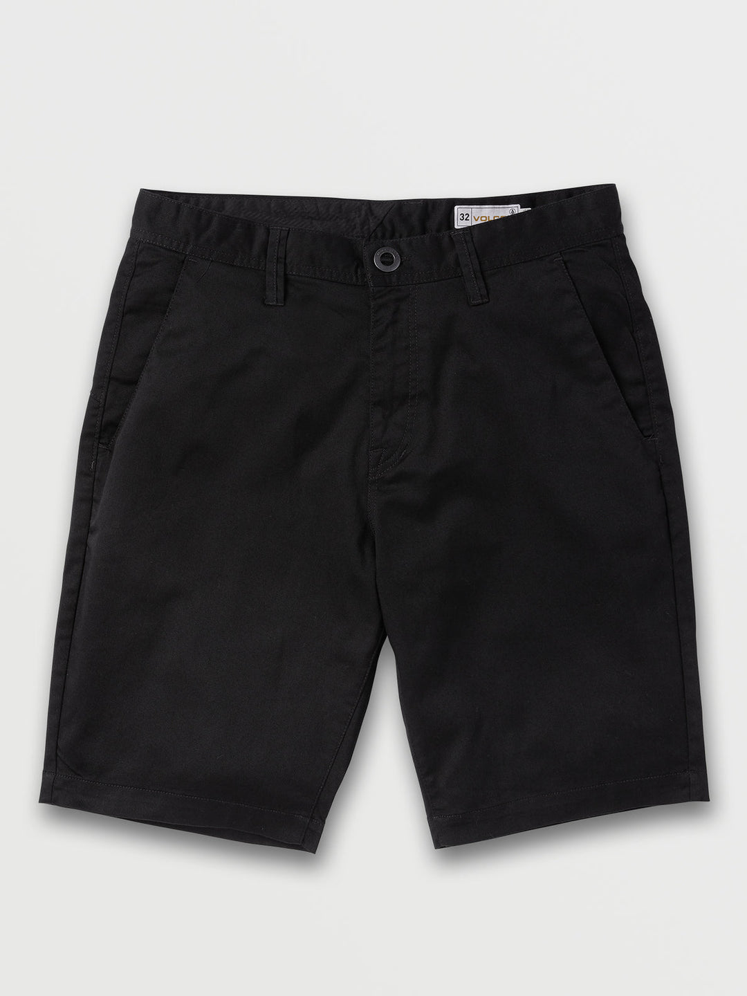 Volcom Frickin Modern Stretch Shorts - Black (Front)