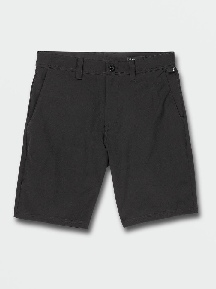 Volcom Frickin Cross Shred Shorts - Black (Front)