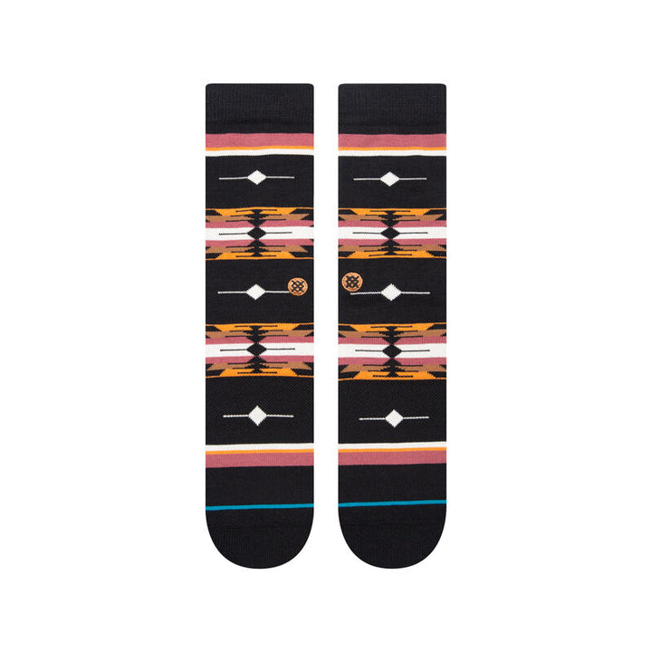 Stance Cloaked Crew Socks - Washed Black (Front)