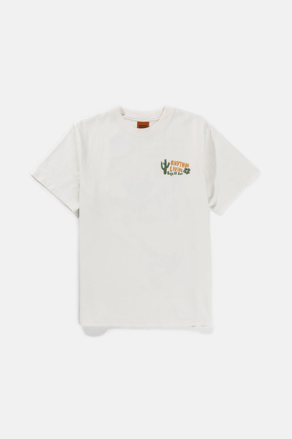 RHYTHM Desert Vintage Ss T Shirt - VINTAGE WHITE - Sun Diego Boardshop
