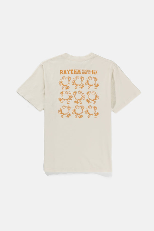 RHYTHM Rise & Shine Ss T Shirt - VINTAGE WHITE - Sun Diego Boardshop