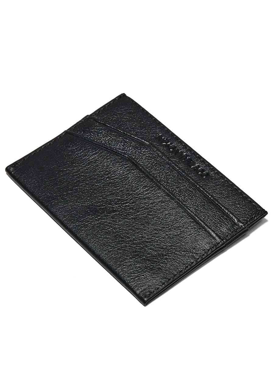 Nixon Flaco Leather Card Wallet - Black - Sun Diego Boardshop