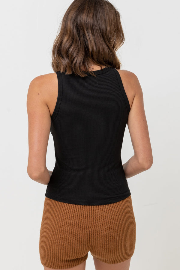 Rhythm Classic Tank Top - Black - Sun Diego Boardshop