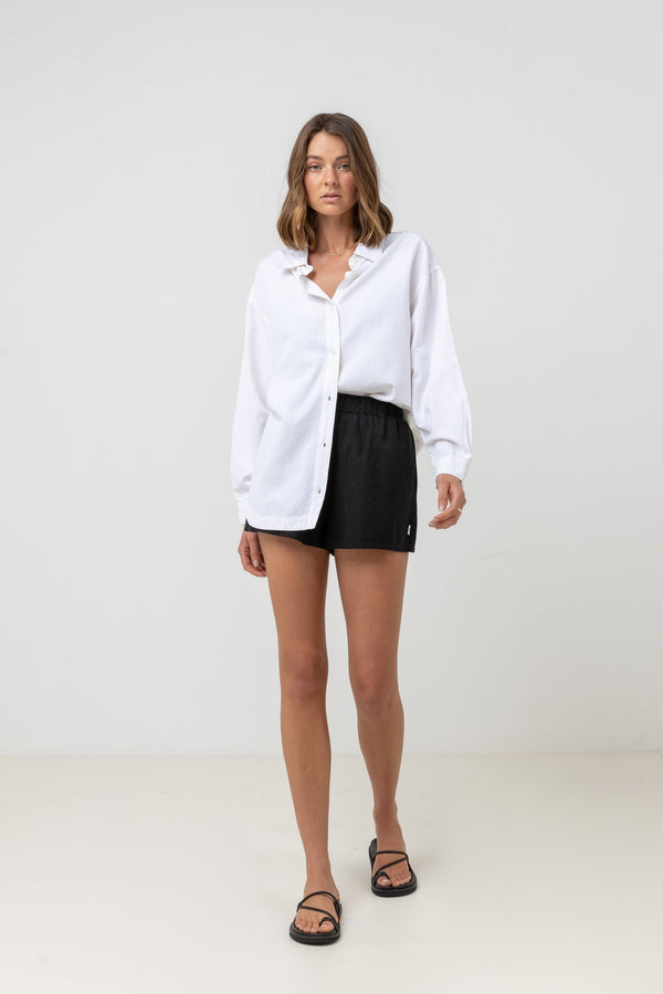 Rhythm Classic Oversized Shirt - White - Sun Diego Boardshop