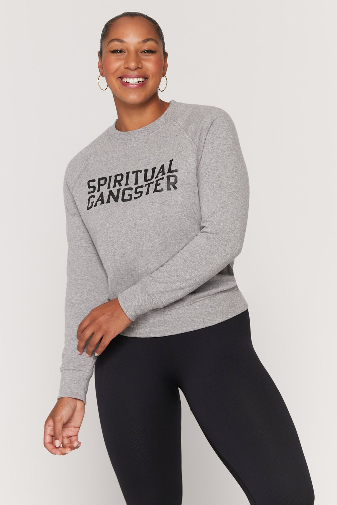 Spiritual Gangster Sweatshirt - Heather Grey - Sun Diego Boardshop