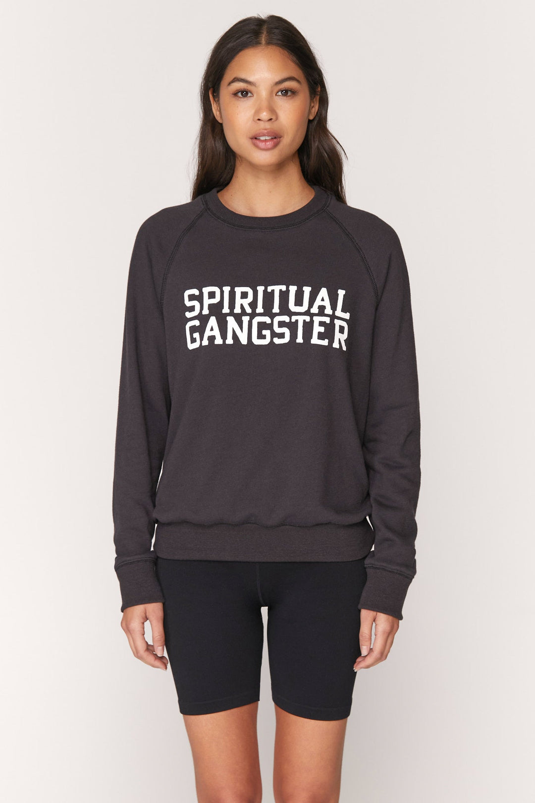 Spiritual Gangster Sweatshirt - Vintage Black - Sun Diego Boardshop