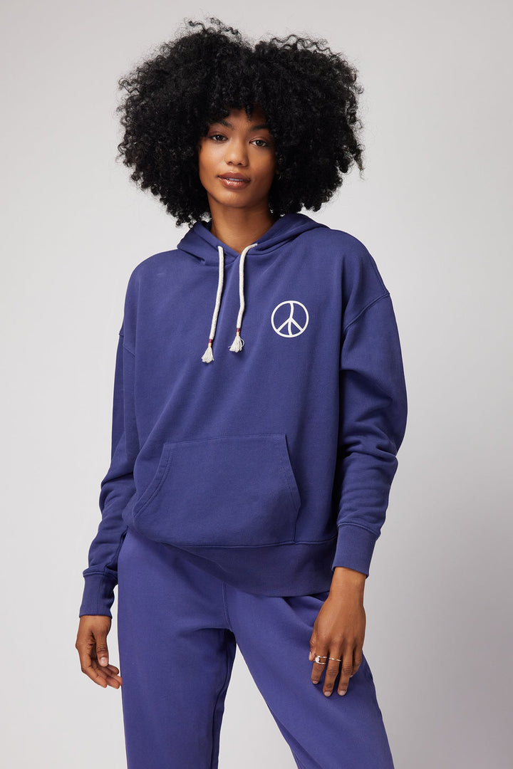 Spiritual Gangster Harmony Phoebe Hoodie - Indigo - Sun Diego Boardshop