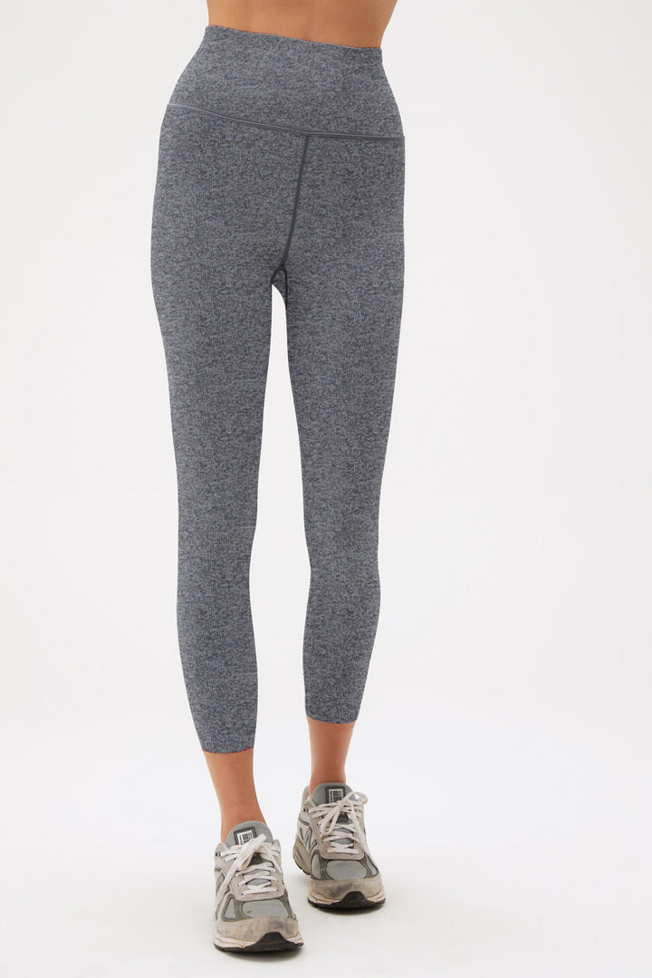 Spiritual Gangster Love Sculpt Seamless 7/8 Legging - Heather Grey - Sun Diego Boardshop