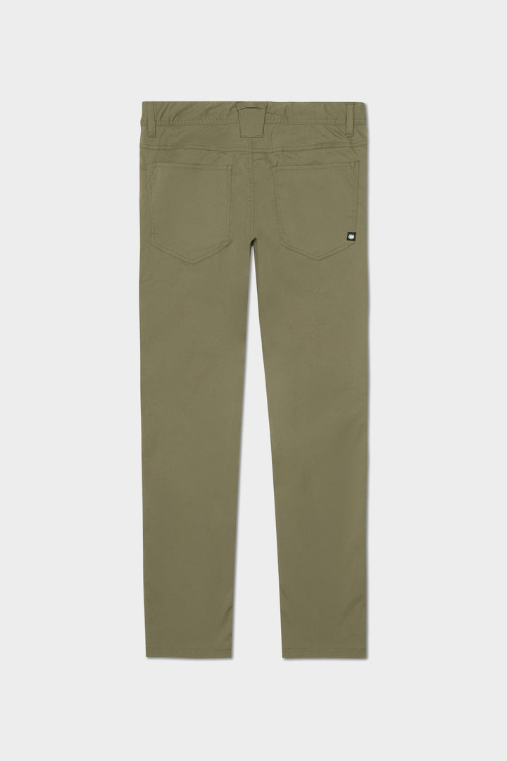 686 Everywhere Pant Slim Fit 32" Inseam - Dusty Fatigue - Back Flat Lay