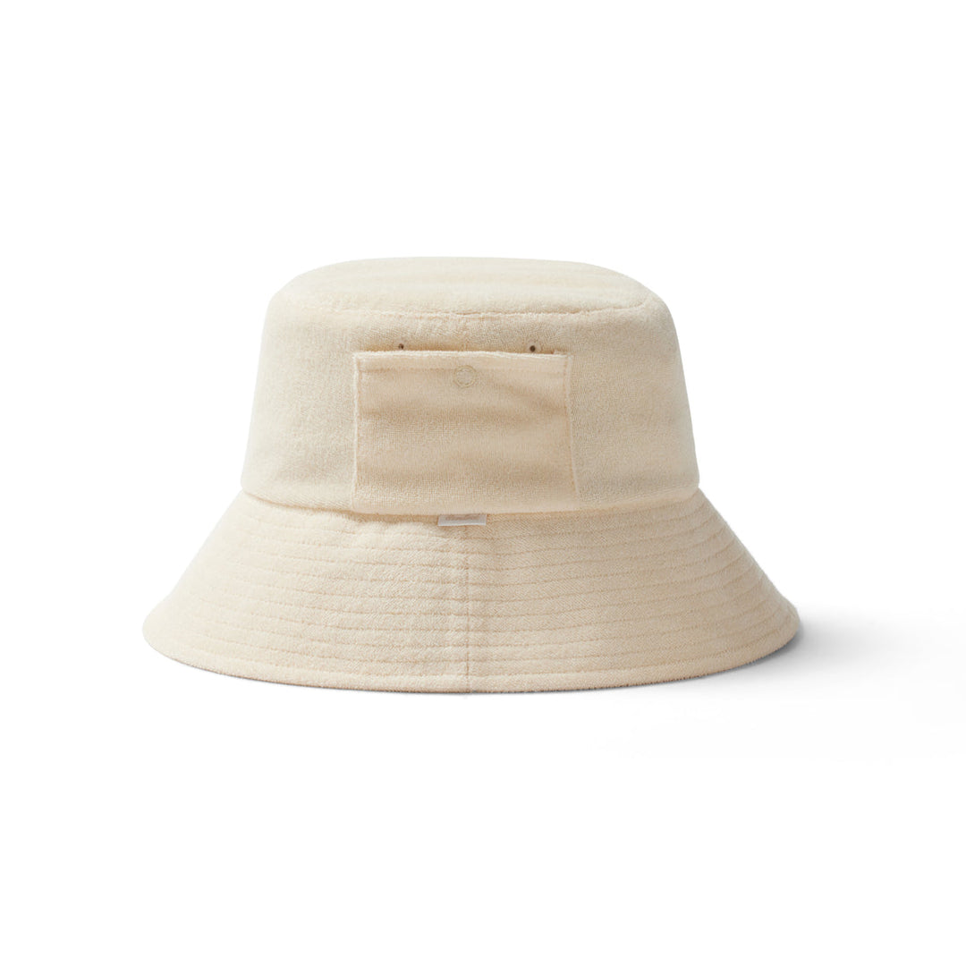 Hemlock Hat Co. Marina Bucket - Ivory (Side)