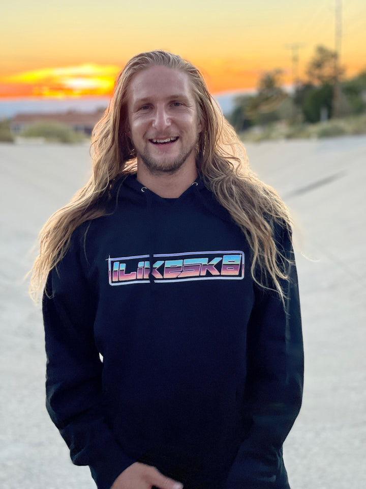 Braille Skateboarding I like sk8 Retro Hoodie - Sun Diego Boardshop