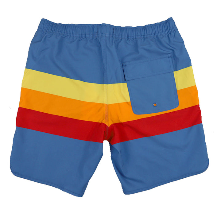 Sun Diego Lifted Volley Short - Blue - Back