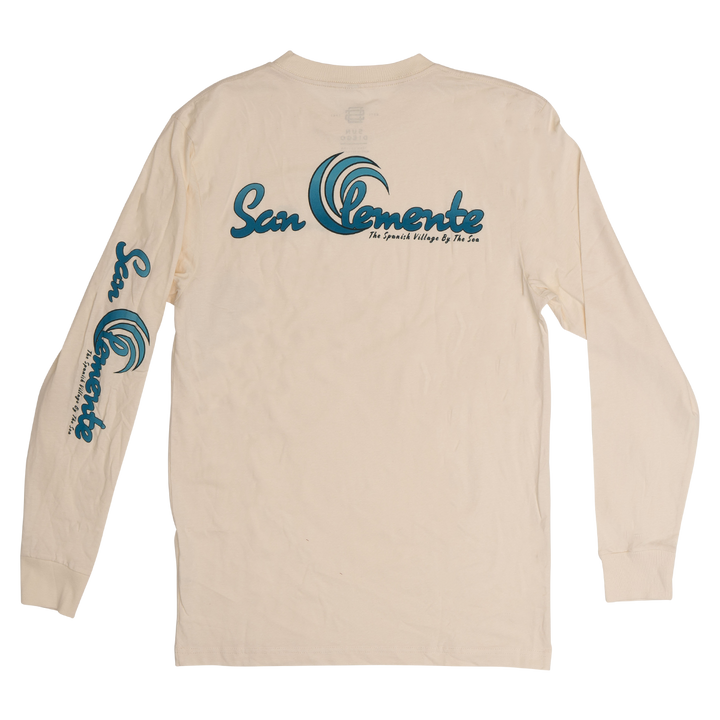 Sun Diego San Clemente Script L/S - Vintage White