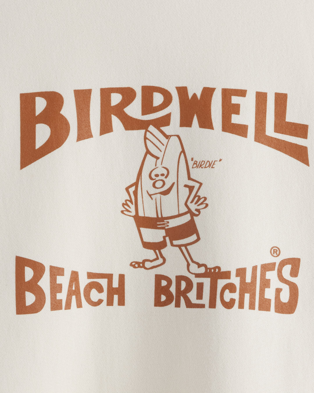 Birdwell License Plate Crew Sweatshirt - Cream - Sun Diego Boardshop
