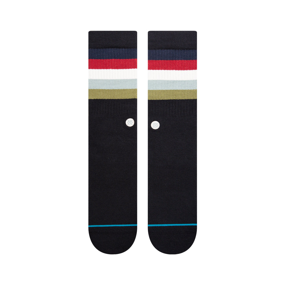 Stance Maliboo Crew Socks - Black Fade - Sun Diego Boardshop