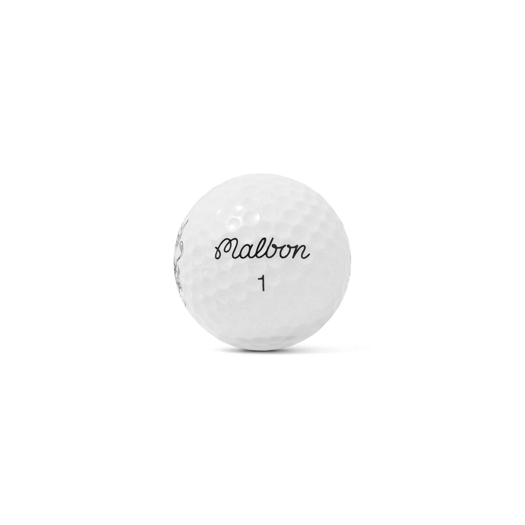Malbon Golf Martian Buckets Tour M Golf Ball - WHITE - Sun Diego Boardshop
