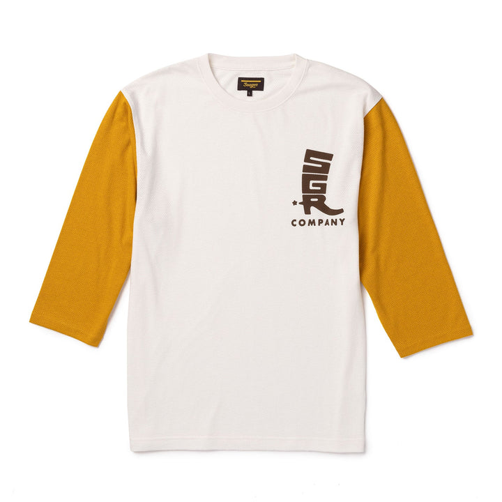 Seager Trailhead 3/4 Sleeve - Old Gold/Vintage White - Sun Diego Boardshop