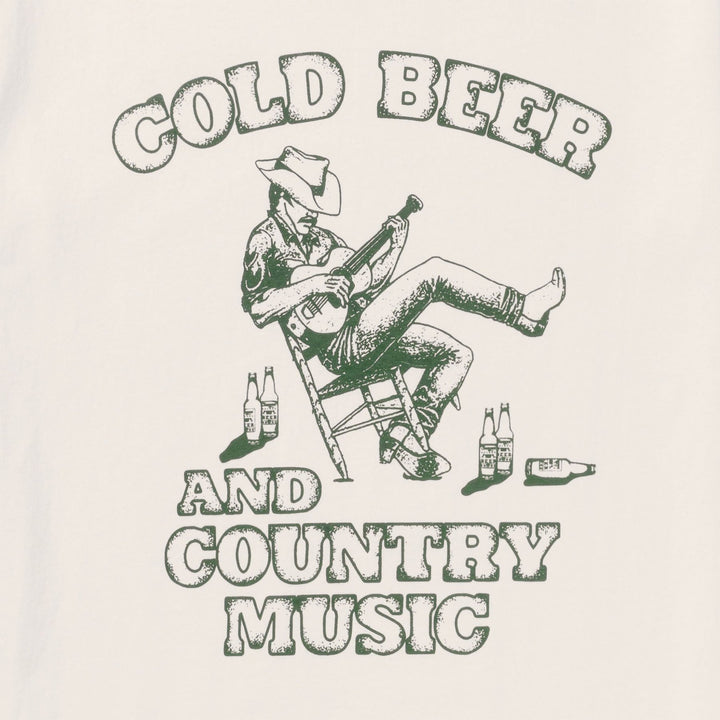 Seager Country Music Heavyweight Tee - Vintage White - Sun Diego Boardshop