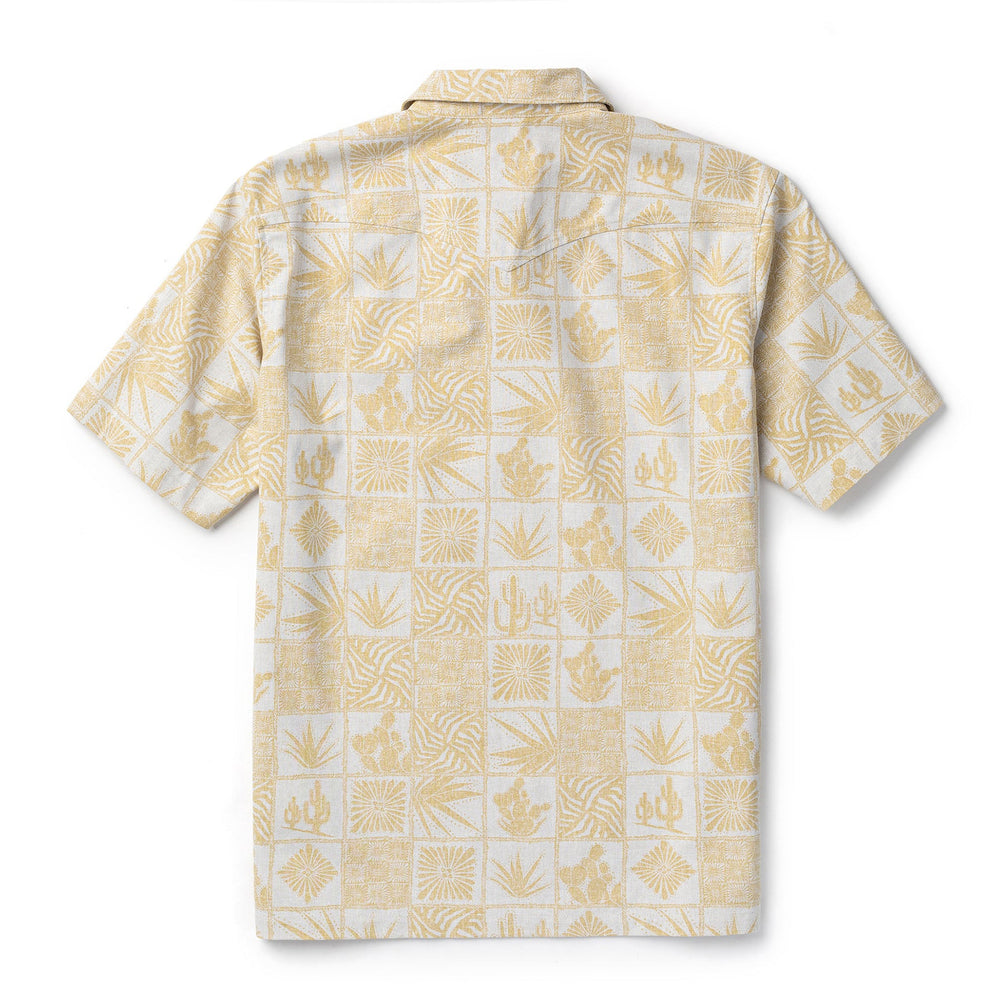 Seager Schooner 3/4 Button S/S Shirt - Desert Gold - Sun Diego Boardshop