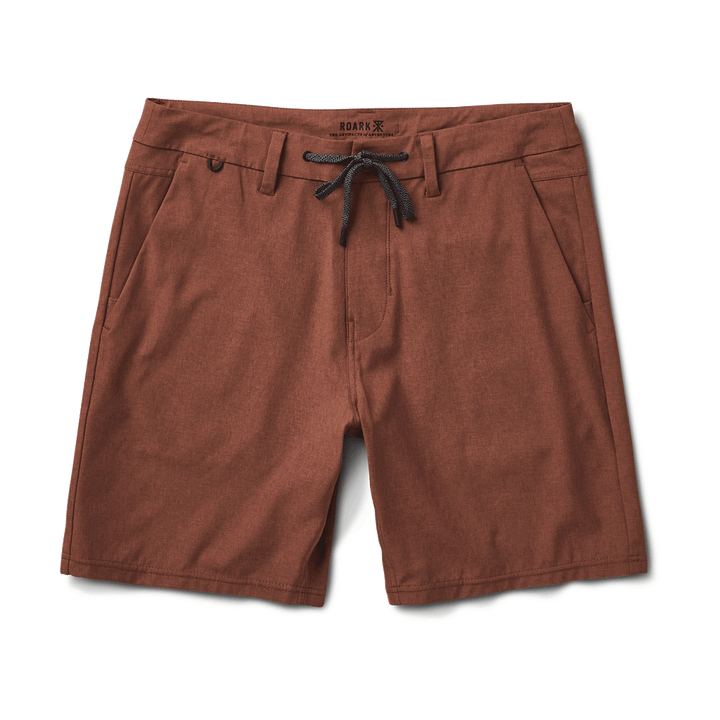 Roark Explorer 2.0 Hybrid Shorts 19" - Rust (Front)