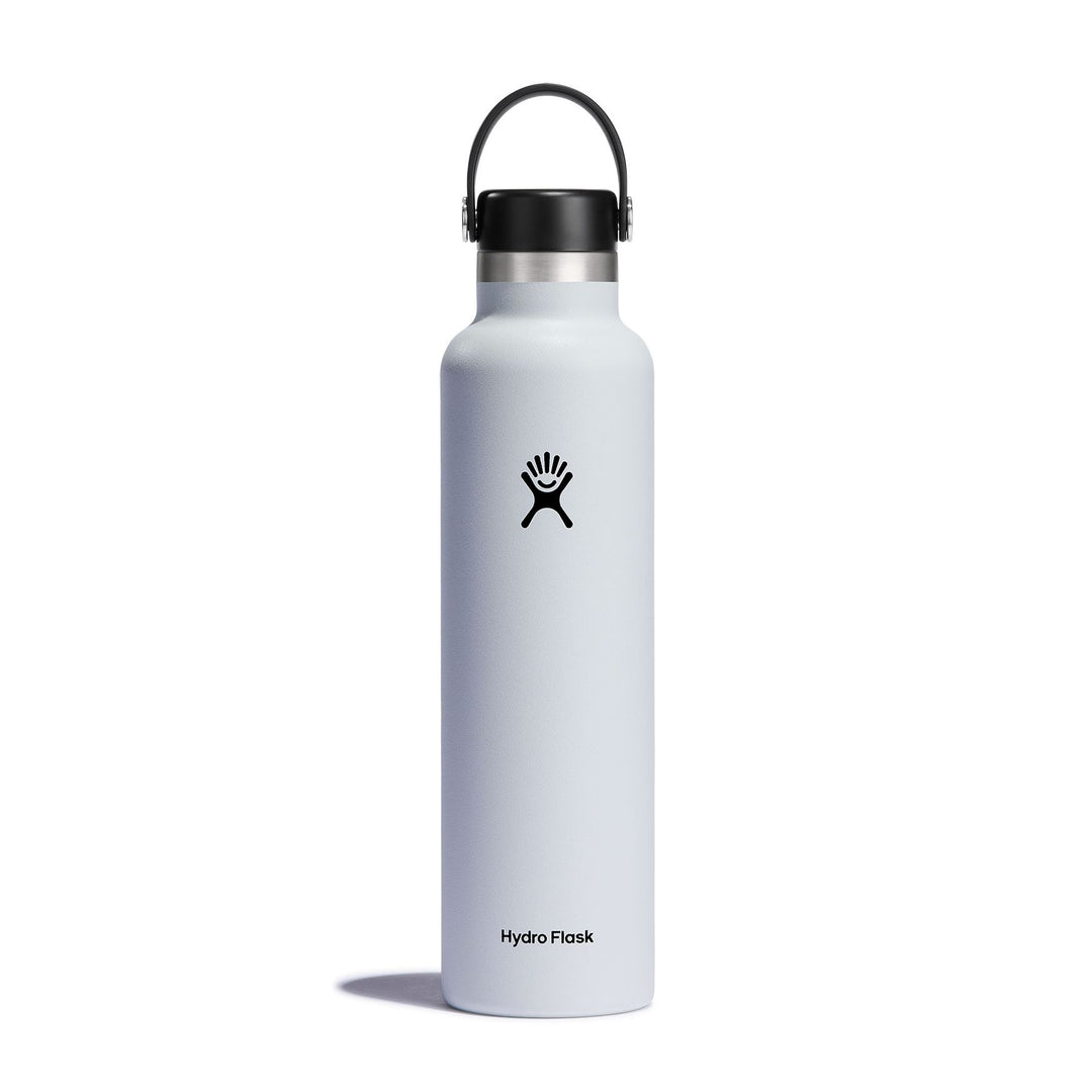 Hydro Flask 24 Oz Standard Mouth - White (Front)
