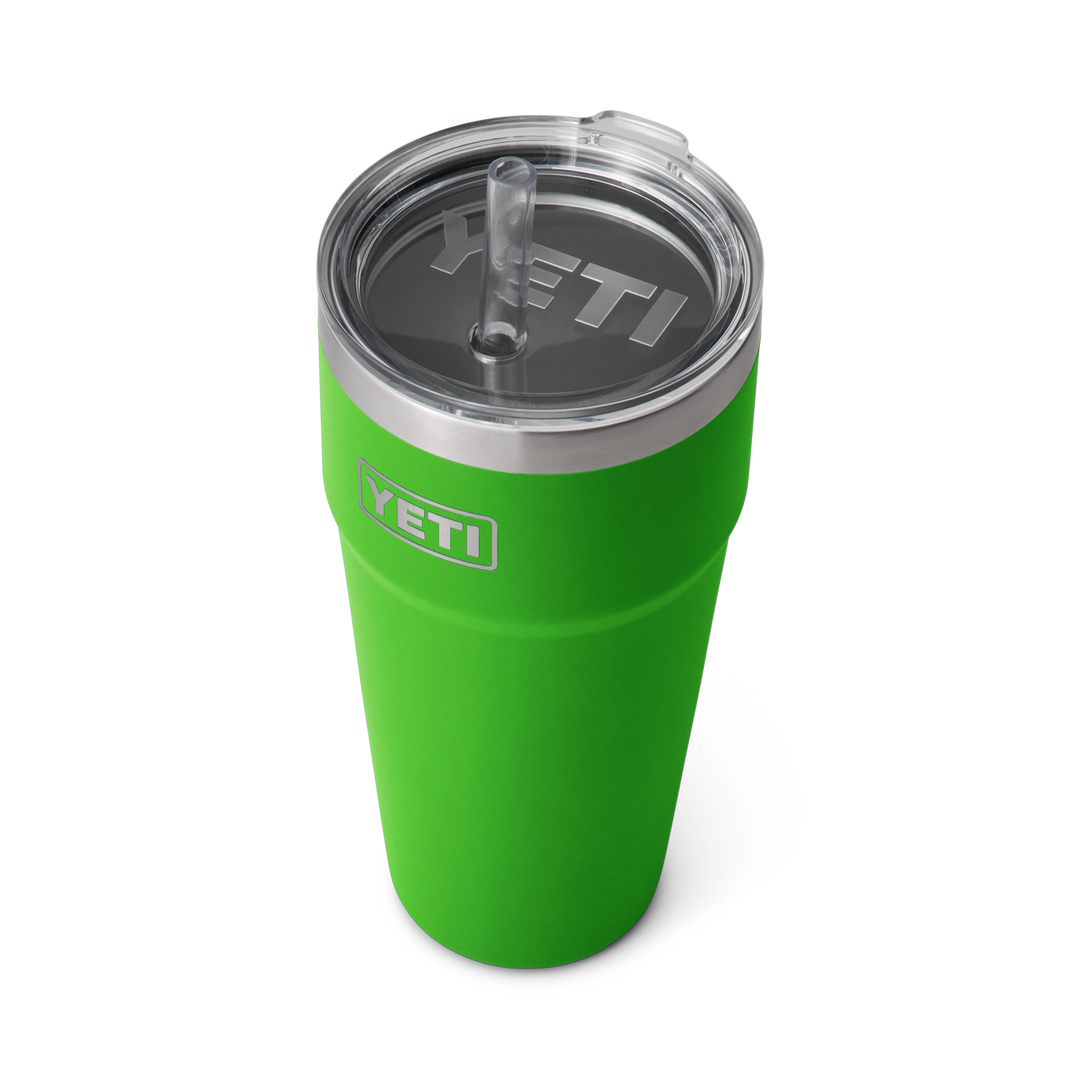 Yeti Rambler 26oz Stackable Cup with Straw Lid - Canopy Green (Top)