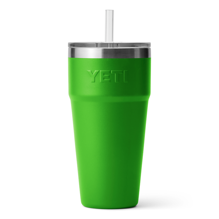 Yeti Rambler 26oz Stackable Cup with Straw Lid - Canopy Green (Back)