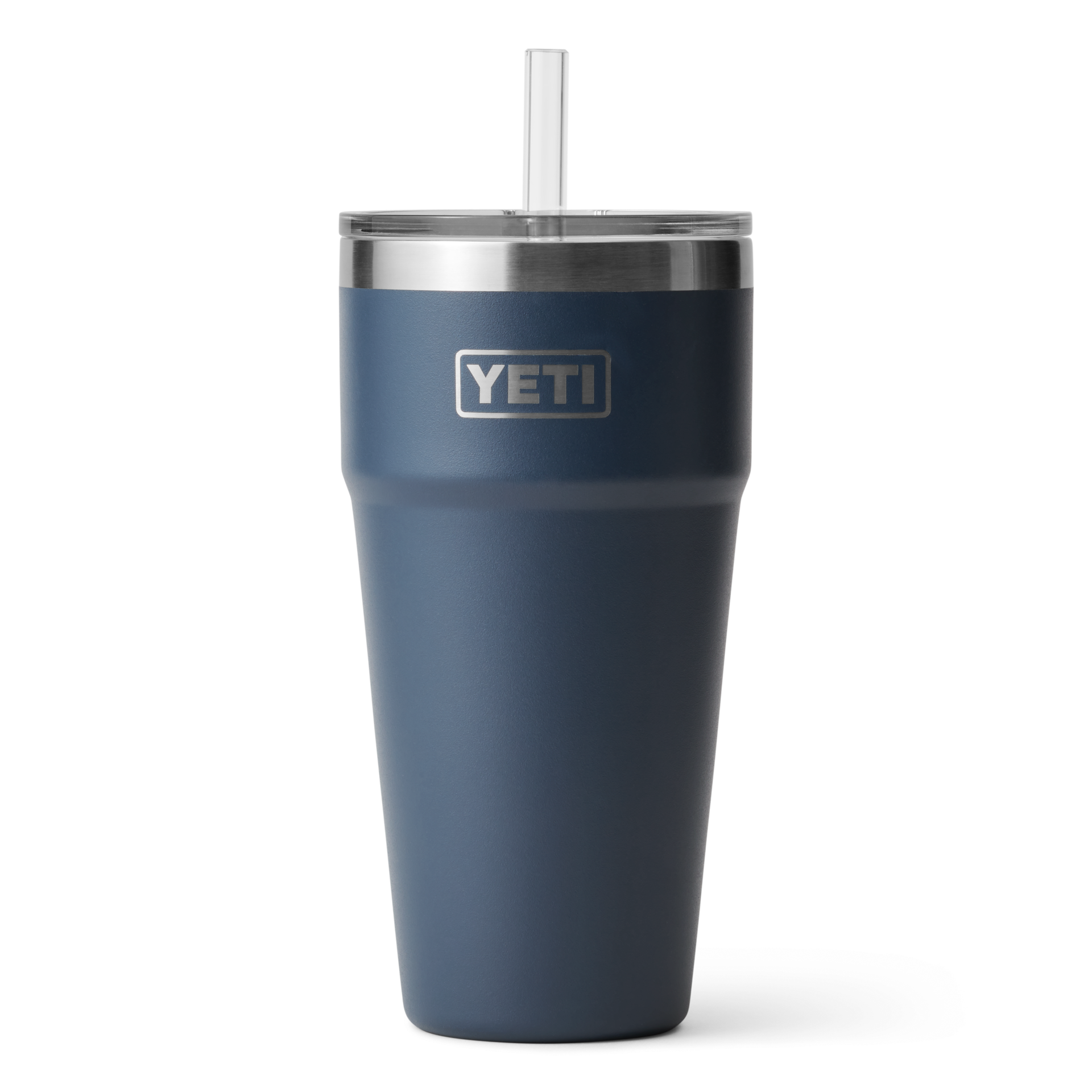Yeti Rambler 26oz Stackable Cup with Straw Cup Navy Sun Diego