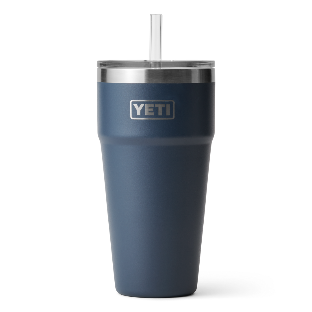 Yeti Rambler 26oz Stackable Cup with Straw Cup - Navy - Sun Diego Boardshop