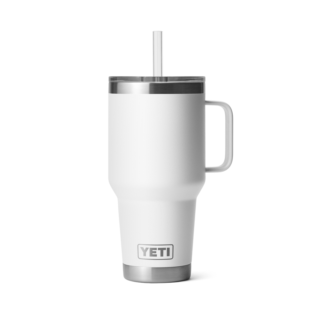 Yeti Rambler 35oz Mug with Straw Lid - White - Sun Diego Boardshop