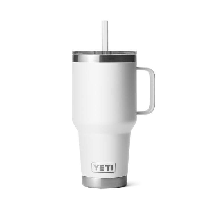 Yeti Rambler 35oz Mug with Straw Lid - White - Sun Diego Boardshop