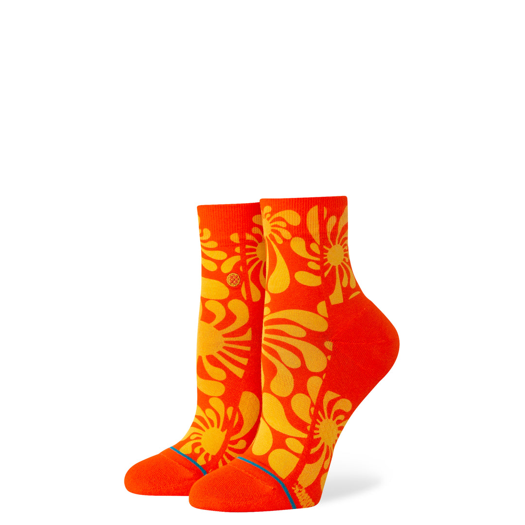 Stance Lauryn Alvarez X Stance Quarter Socks - Orange - Sun Diego Boardshop