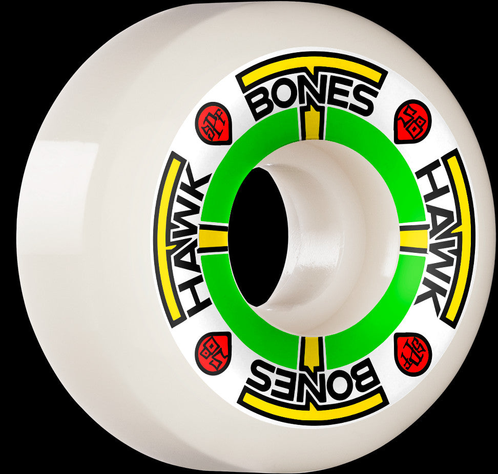 Bones Hawk T-Bone II Pro SPF Skateboard Wheels 4 Pack - 58MM - Sun Diego Boardshop