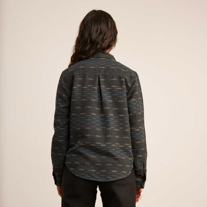 Roark Alpine Long Sleeve Flannel - Black Pattern - Sun Diego Boardshop