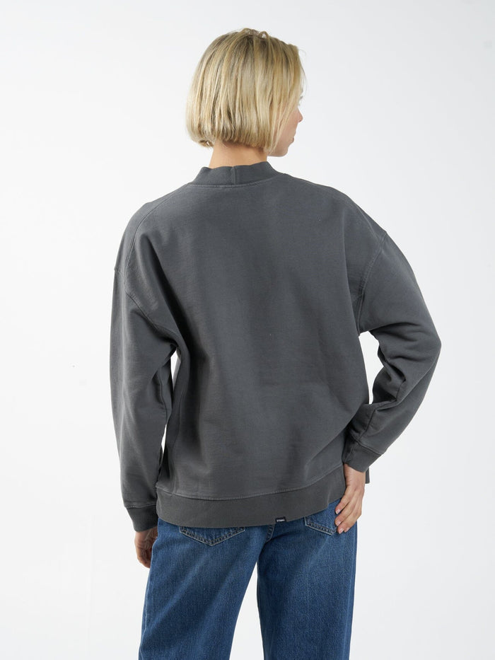 Thrills Arts And Industrial Oversize Crew - Merch Black - Sun Diego Boardshop