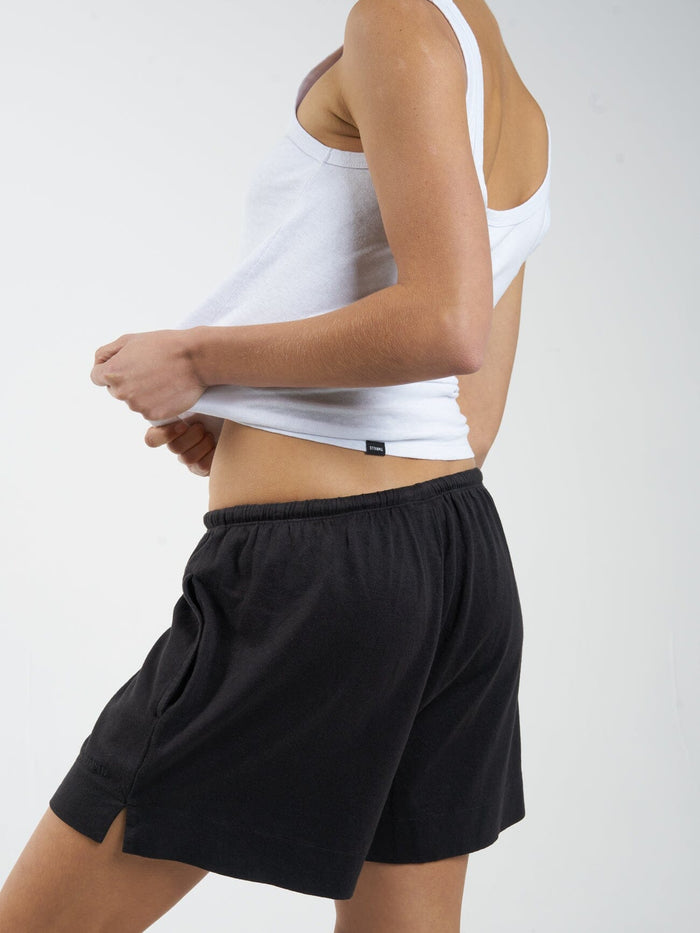 Thrills Hemp Relax Short - Black - Sun Diego Boardshop