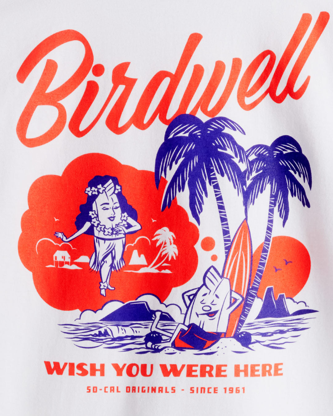 Birdwell Daydreamin' Birdie T-Shirt - White - Sun Diego Boardshop