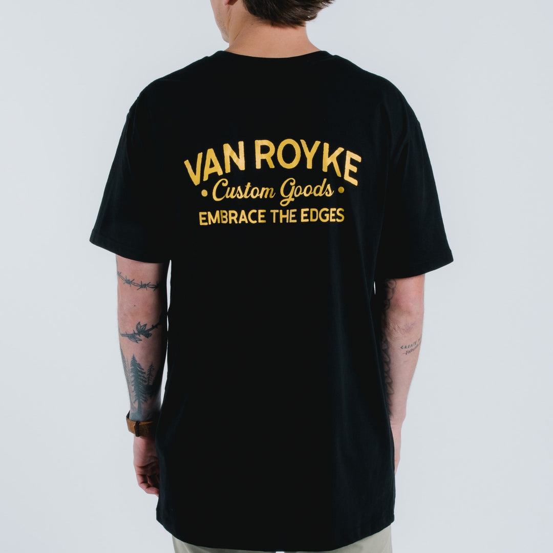 Van Royke Weekender Tee [BLK] - Sun Diego Boardshop