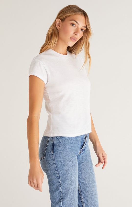 Z Supply Modern Slub Tee - White - Sun Diego Boardshop